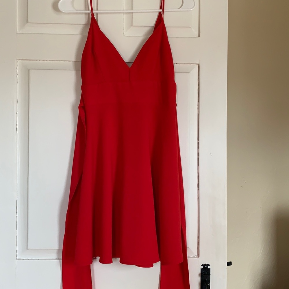 Never worn red dress